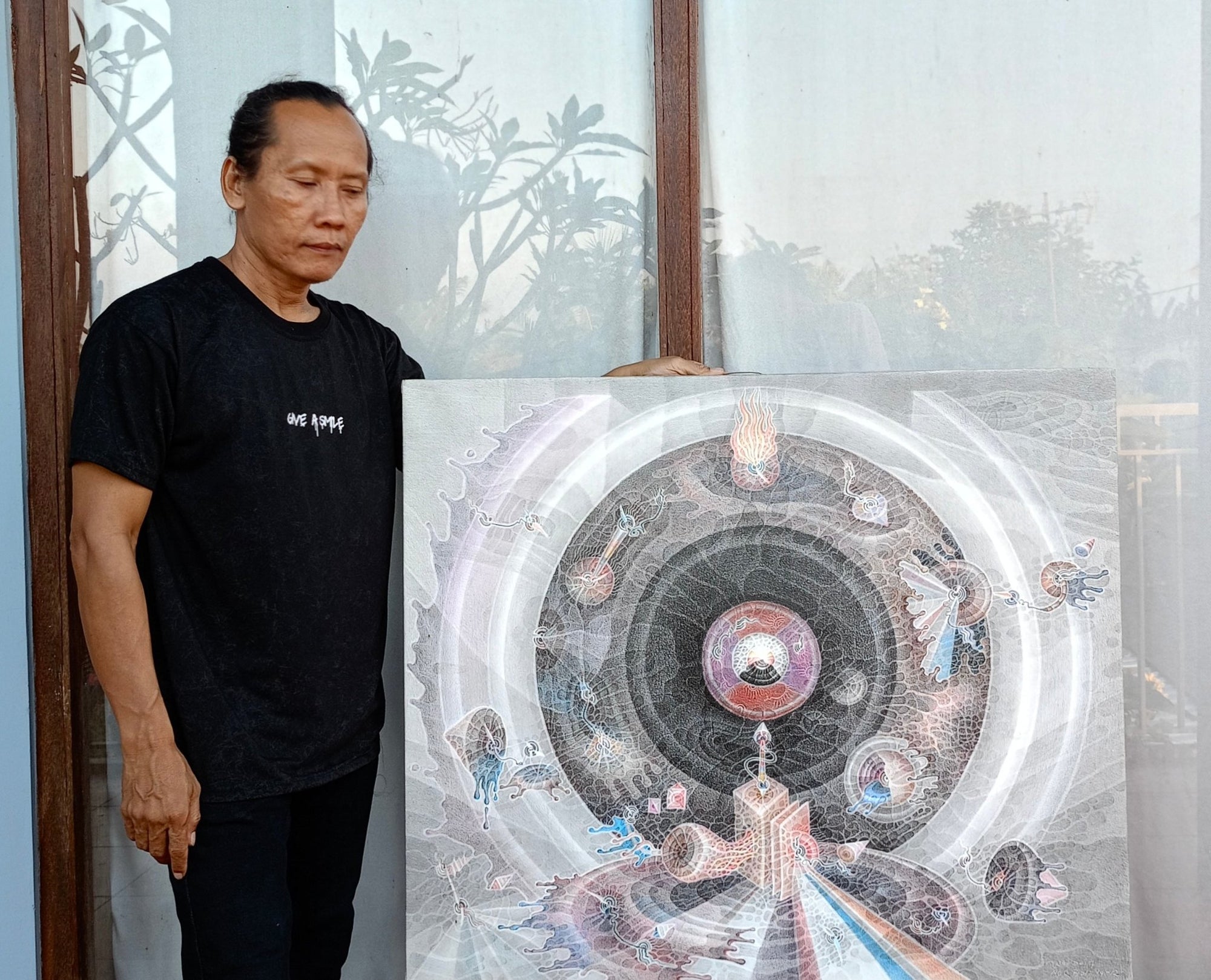 Presale - Dalam lingkaran - Huichol Art - Marakame