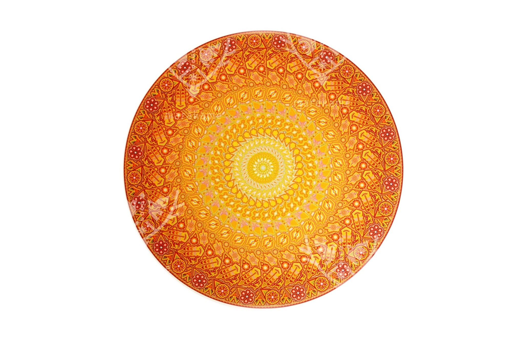 Tawexika Our Father Sun - 30 x 30 cm. - 12 x 12 in. - 01/10 - Huichol Art - Marakame