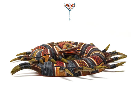 Alebrie Centipede - Nagande - Huichol-Kunst - Marakame