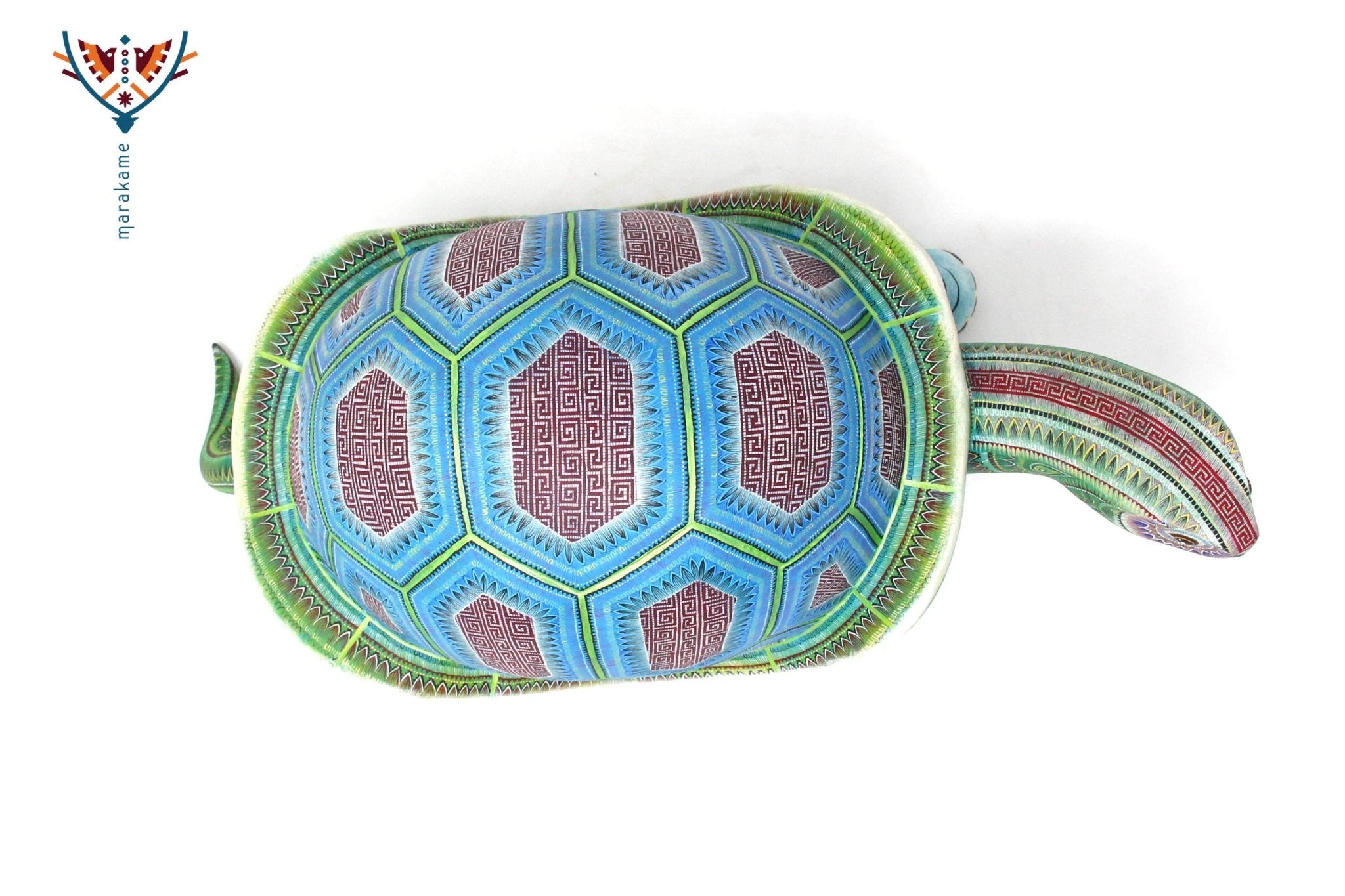 Alebrie - Tortue - Art Huichol - Marakame