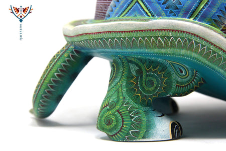 Alebrie - Schildkröte - Huichol Art - Marakame
