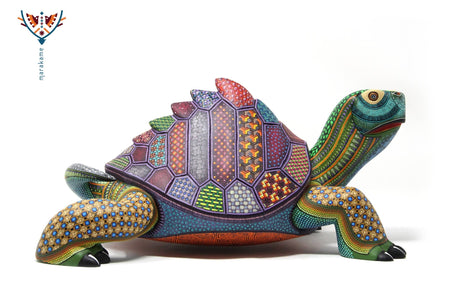 Tortue Alebrie - Nanene - Art Huichol - Marakame