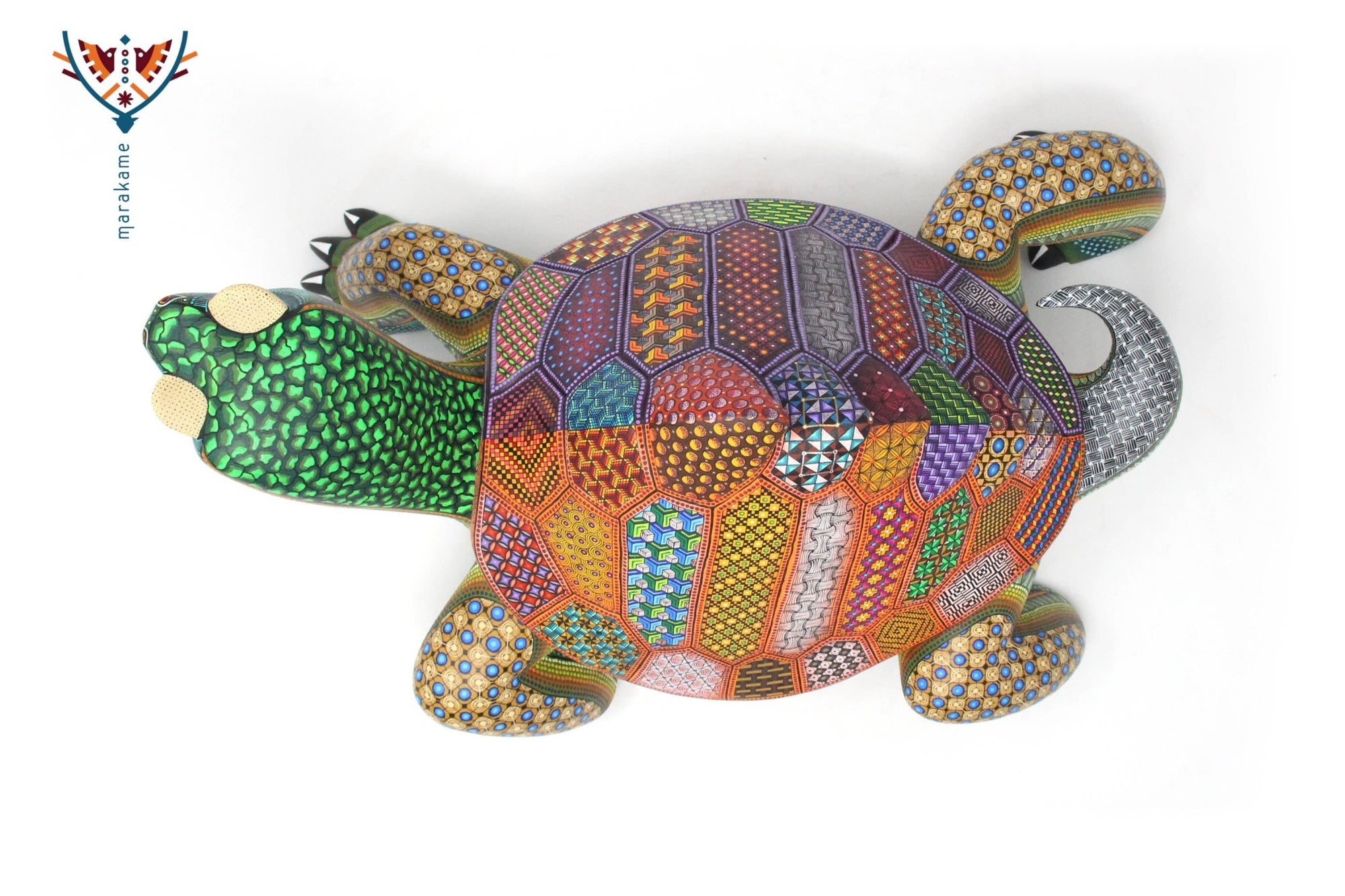 Tortue Alebrie - Nanene - Art Huichol - Marakame