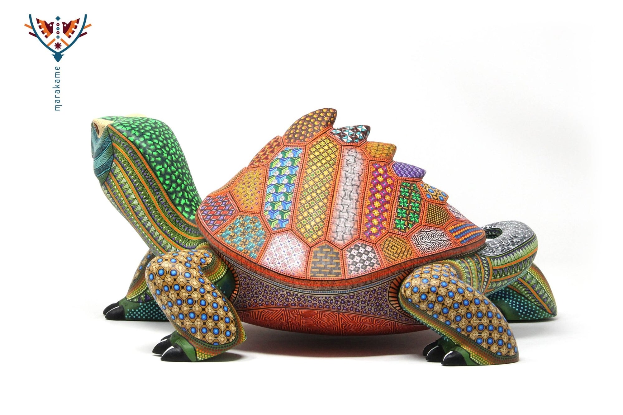 Alebrie Tortuga - Nanene - Arte Huichol - Marakame