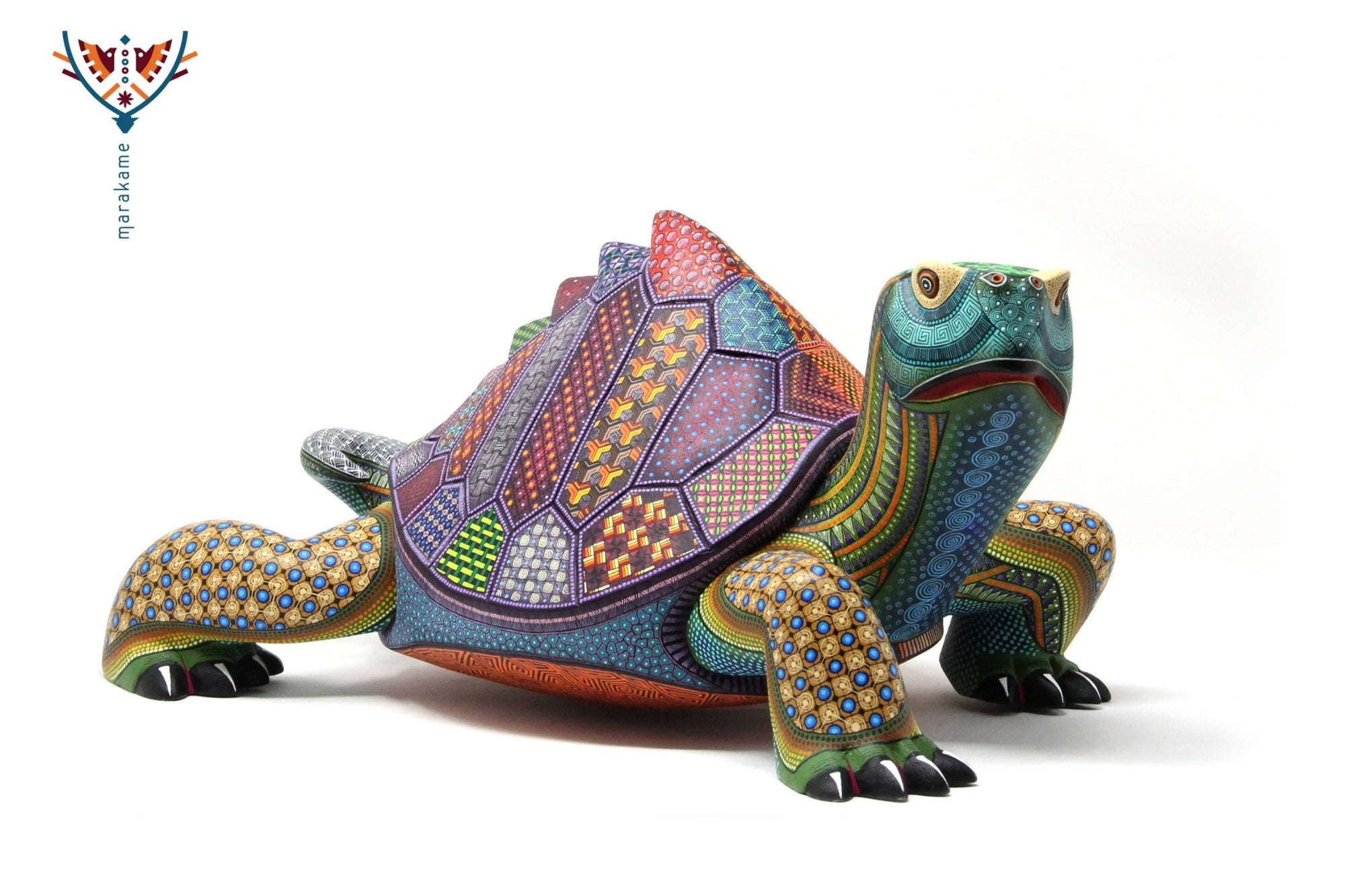 Alebrie Turtle - Nanene - Huichol Art - Marakame