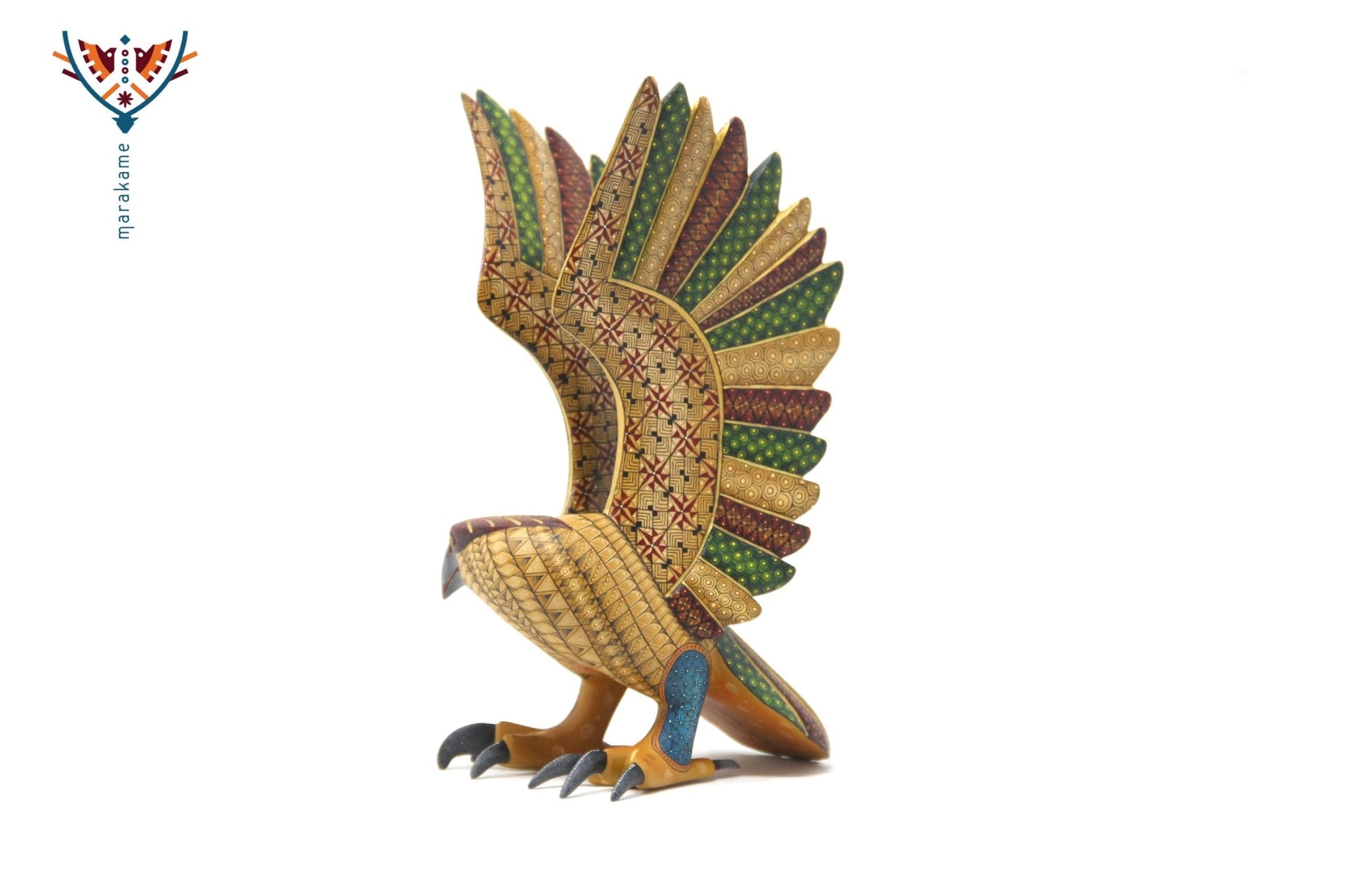 Alebrije Aguila - Bisiá - Arte Huichol - Marakame