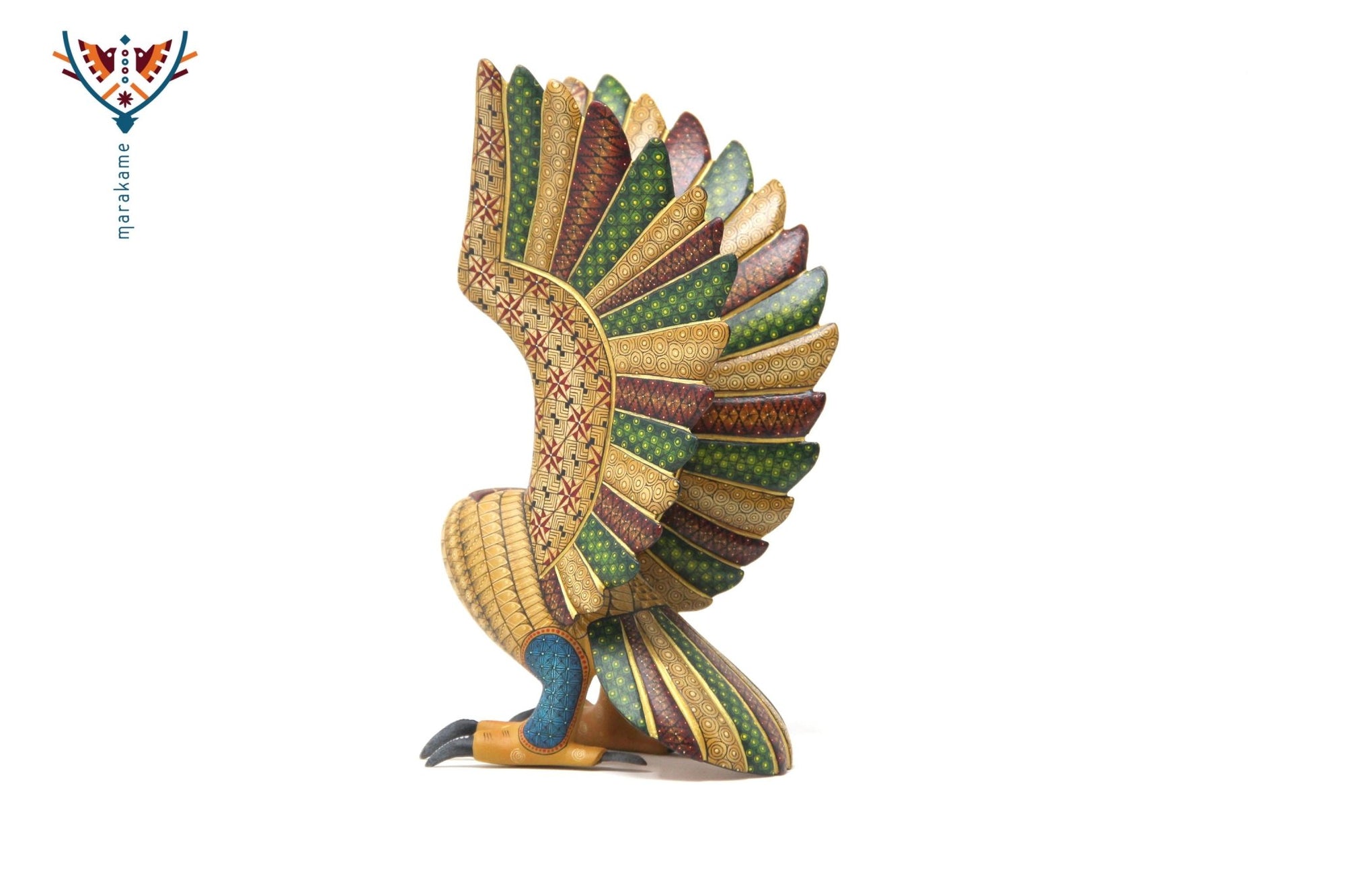 Alebrije Aguila - Bisiá - Arte Huichol - Marakame