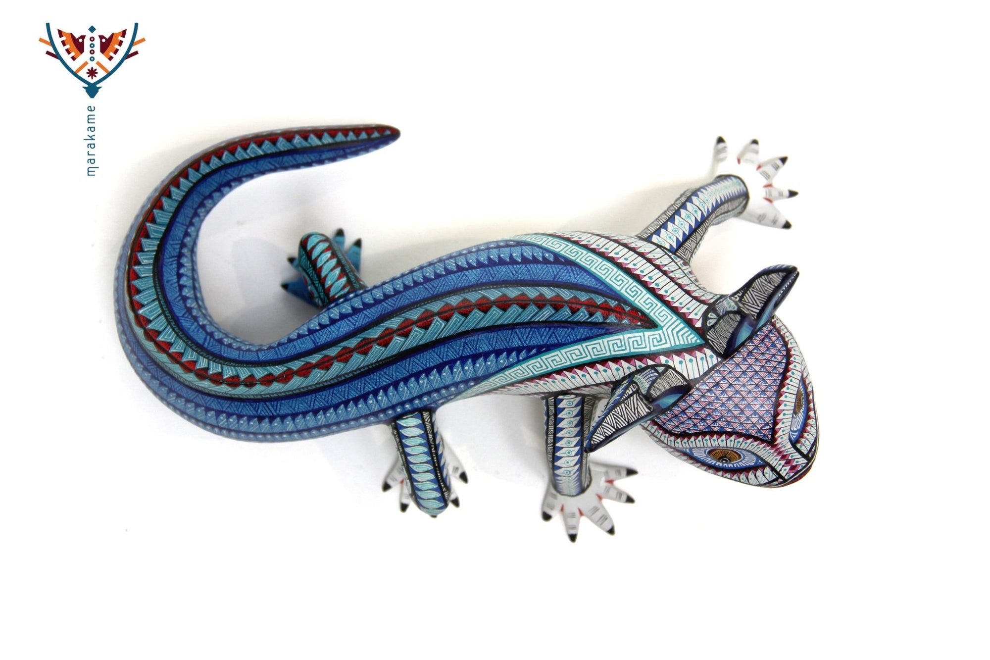 Alebrije - Axolotl - Arte Huichol - Marakame