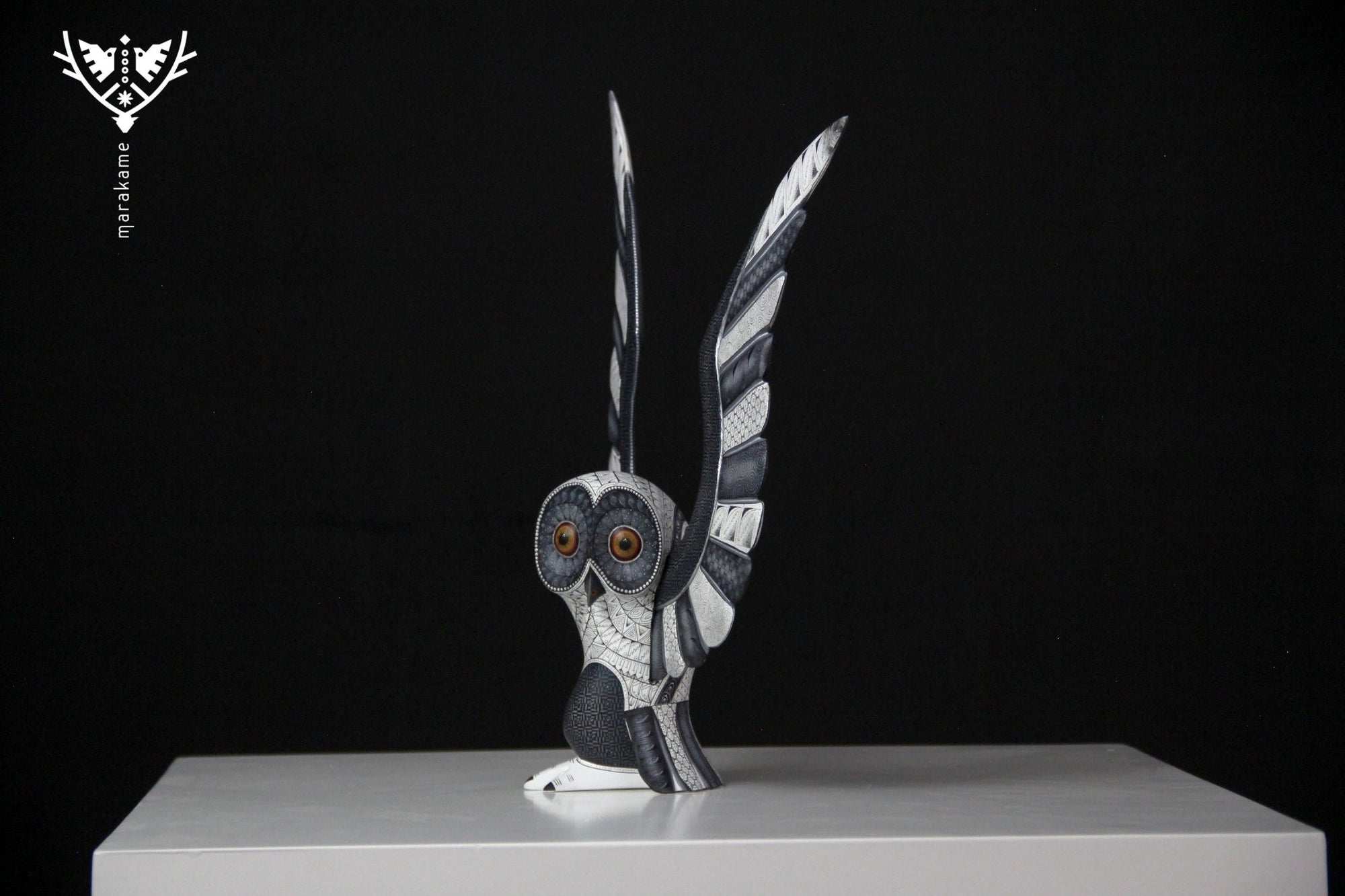 Owl Alebrije - Dam do' - Huichol Art - Marakame