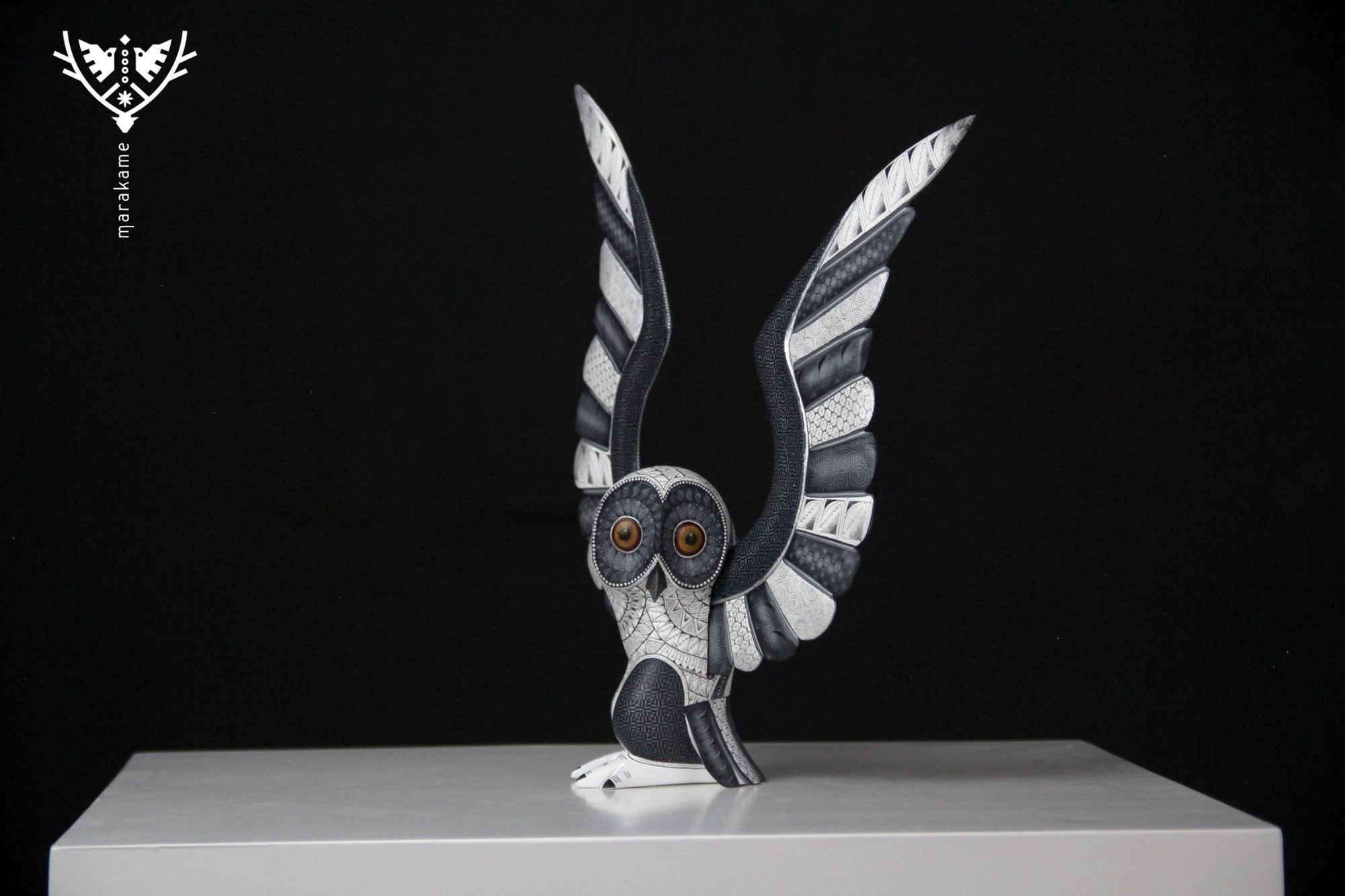 Owl Alebrije - Dam do' - Huichol Art - Marakame