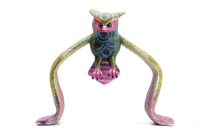 Alebrije - Uhu - Huichol-Kunst - Marakame