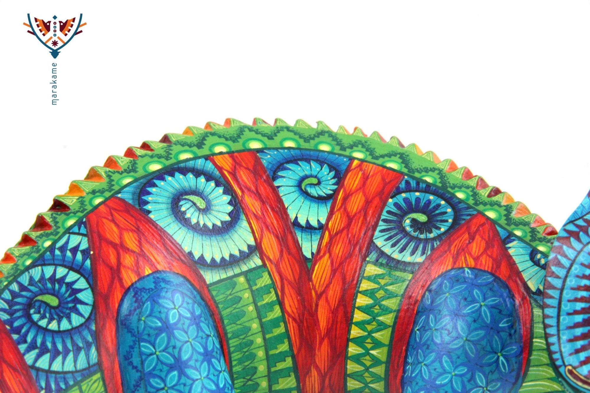 Alebrije - Chameleon - Huichol Art - Marakame