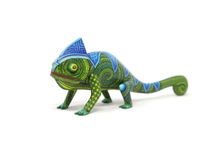 Alebrije - Camaleón - Arte Huichol - Marakame