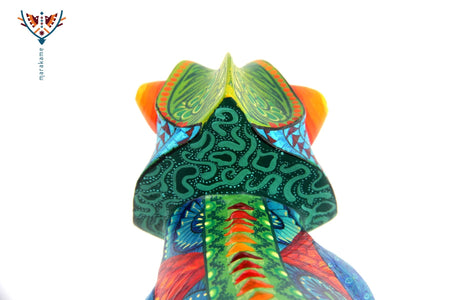 Alebrije - Chameleon - Huichol Art - Marakame