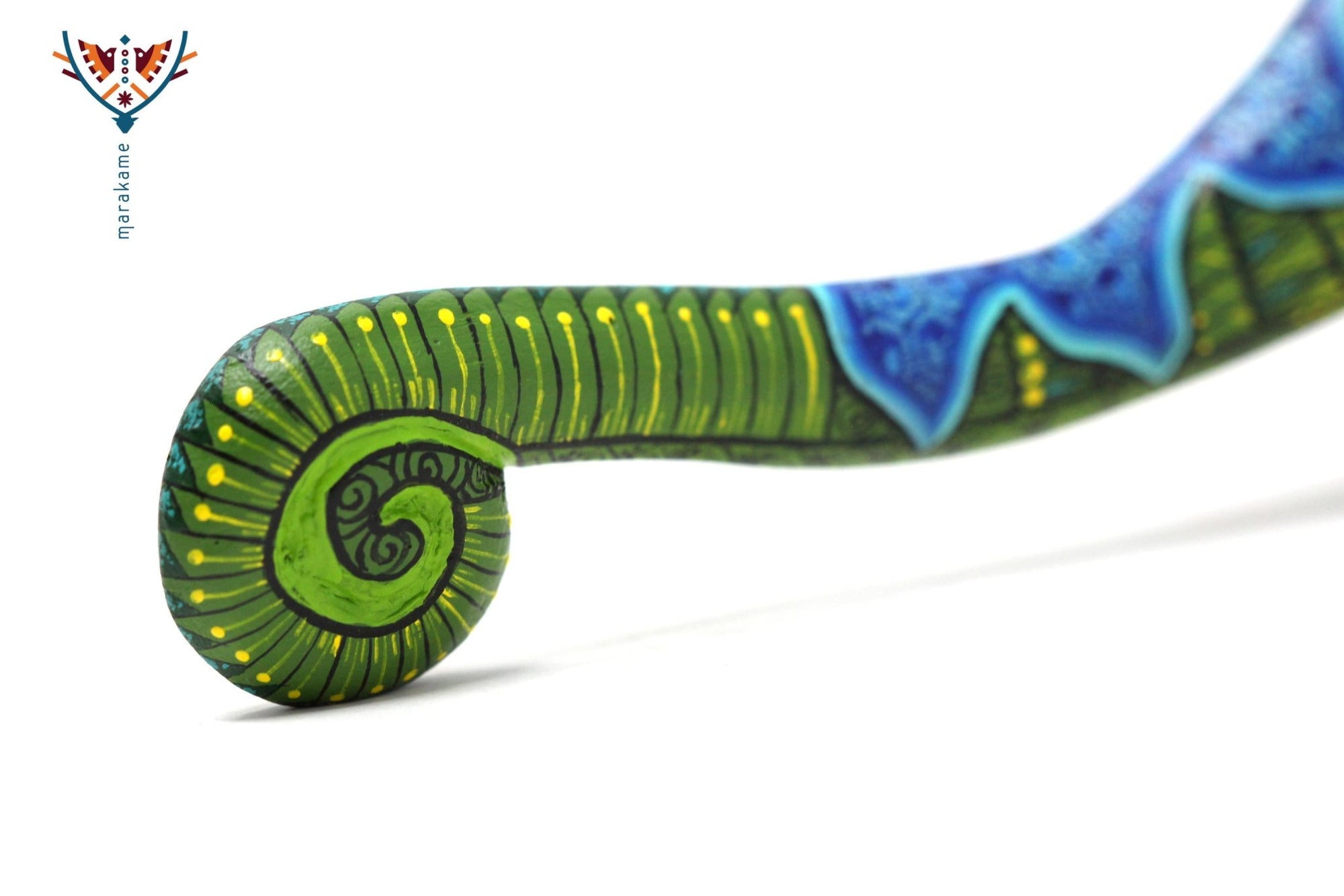 Alebrije - Camaleón - Arte Huichol - Marakame