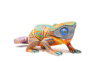 Alebrije - Camaleón - Arte Huichol - Marakame