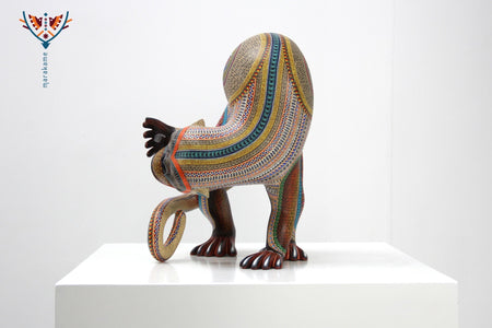 Alebrije - Chango - Arte Huichol - Marakame