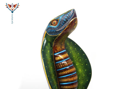 Alebrije - Cobra - Arte Huichol - Marakame