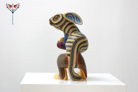 Alebrije - Rabbit Xnekw - Huichol Art - Marakame