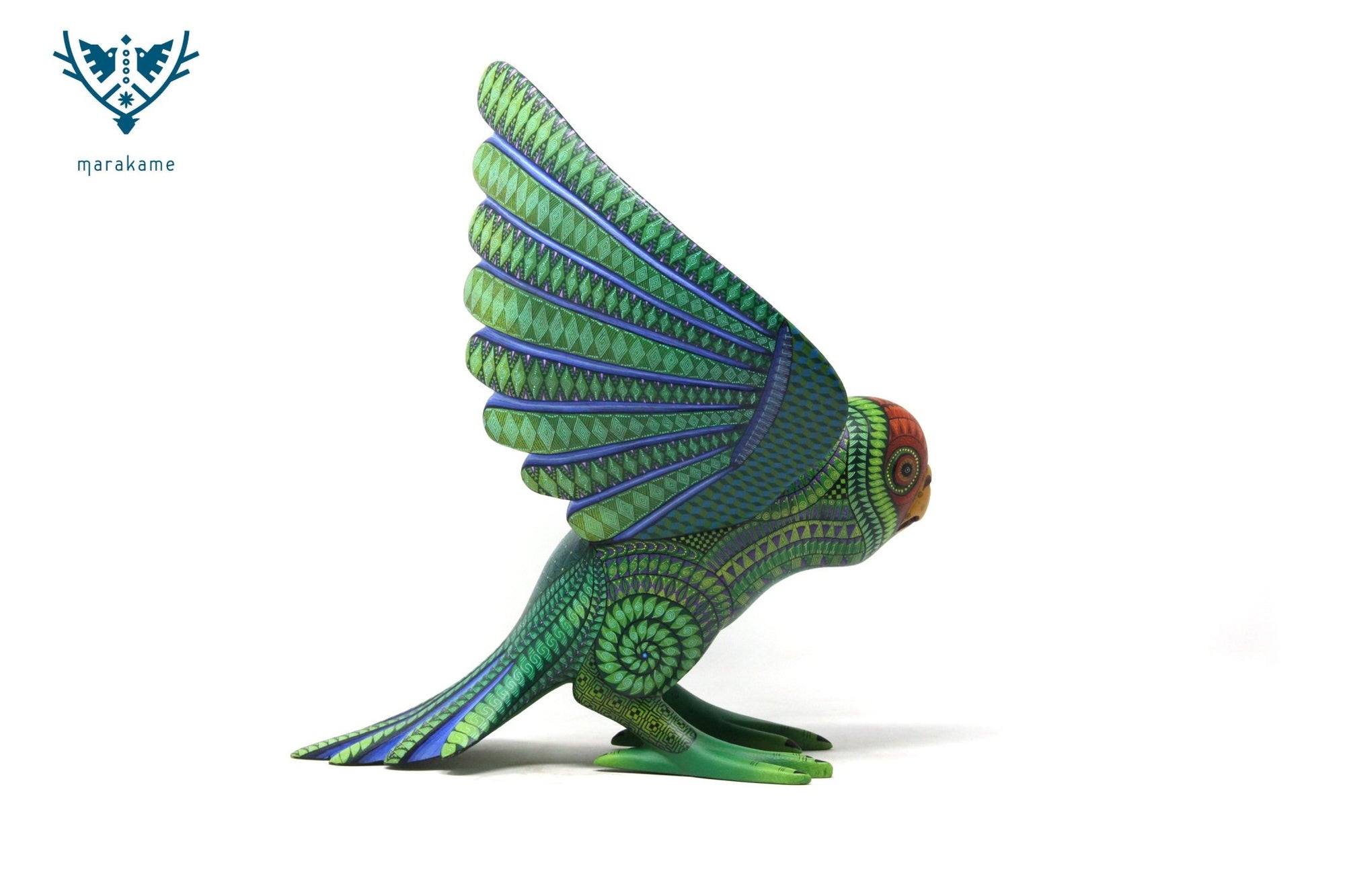 Alebrije - Parrot - Huichol Art - Marakame