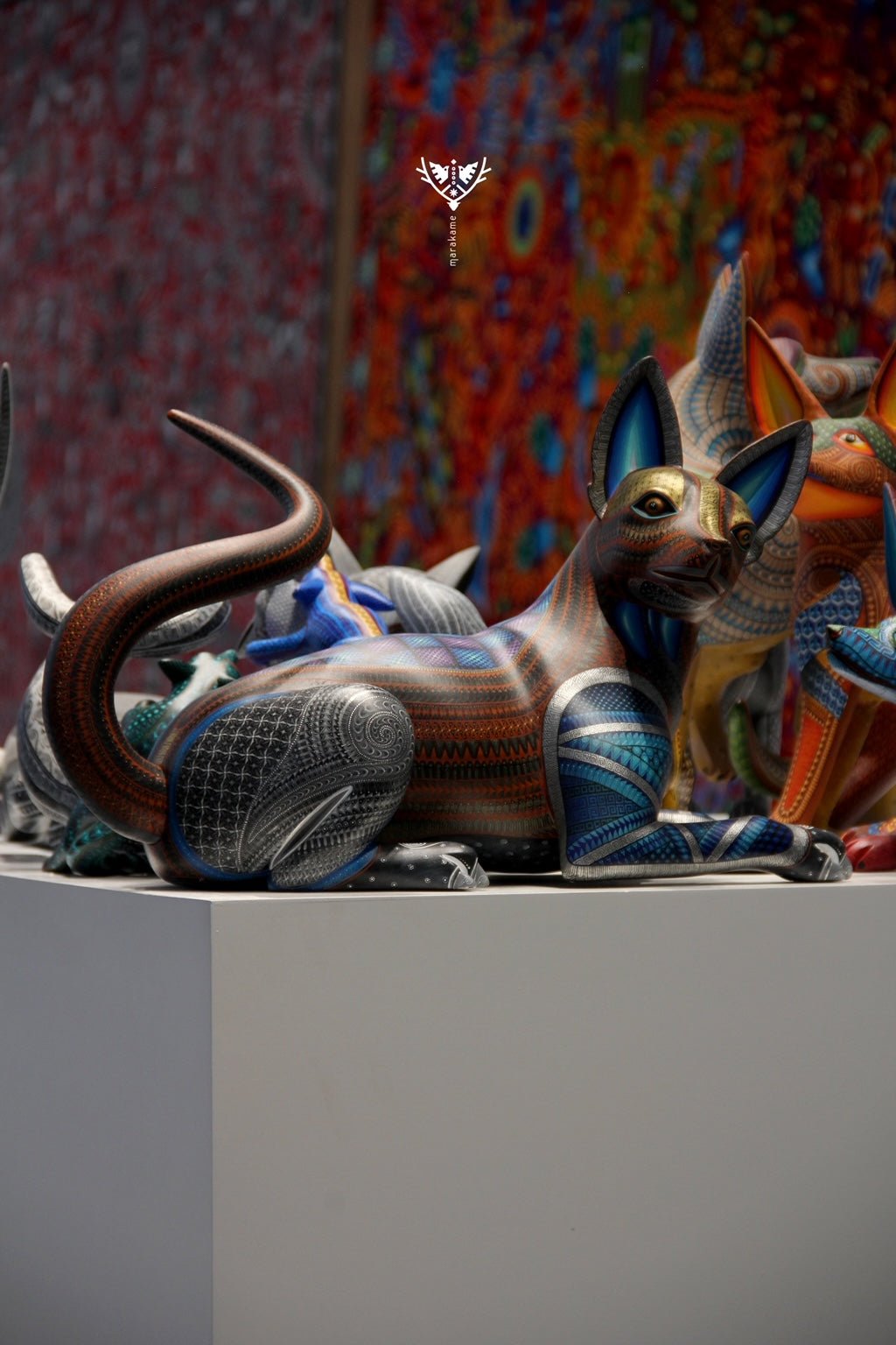 Alebrije - The Xoloitzcuintle - Huichol Art - Marakame