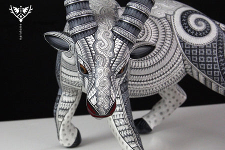 Alebrije - Eland - Huichol-Kunst - Marakame