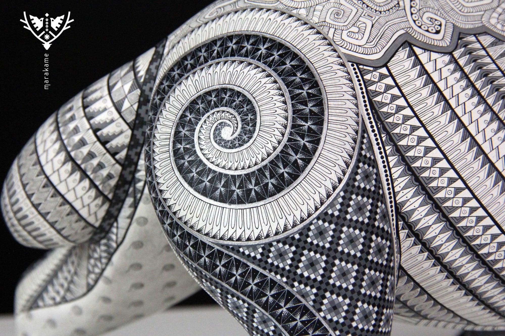 Alebrije - Eland - Huichol-Kunst - Marakame