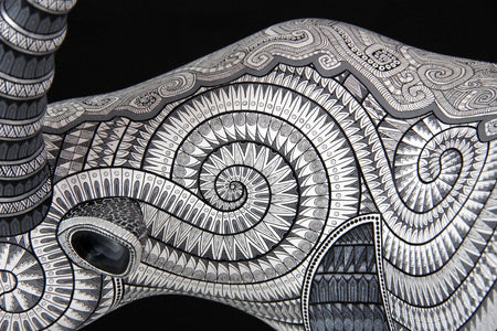 Alebrije - Eland - Huichol-Kunst - Marakame