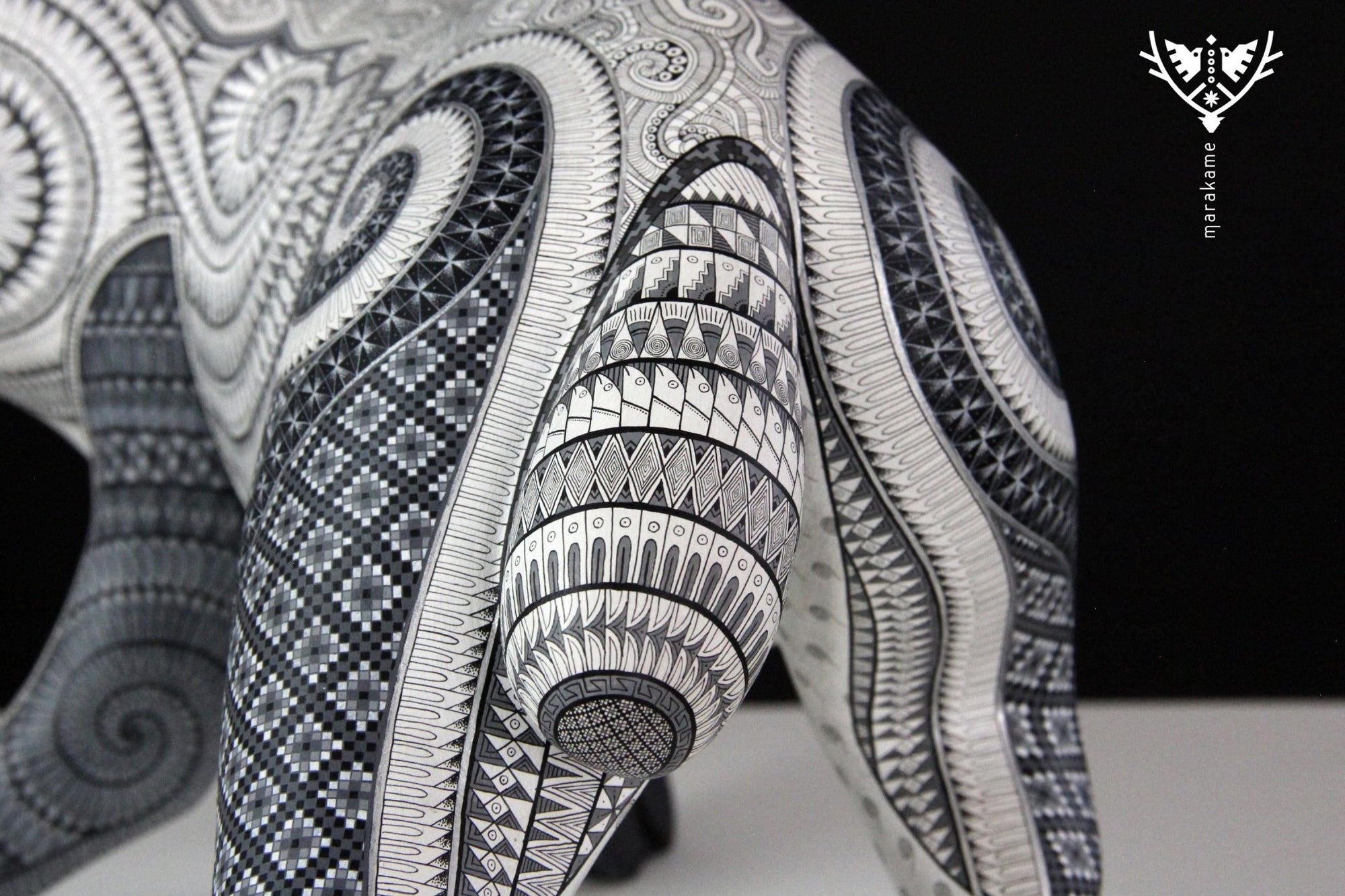 Alebrije - Eland - Huichol-Kunst - Marakame