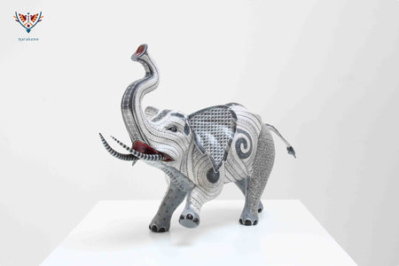 Alebrije - Éléphant Huaniisi - Art Huichol - Marakame