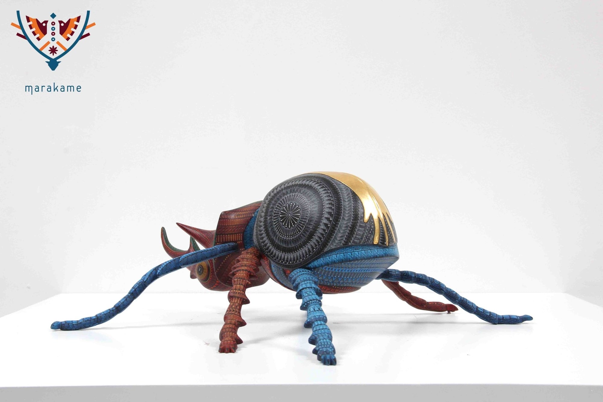 Alebrije Beetle - Bidolagui '- Huichol Art - Marakame