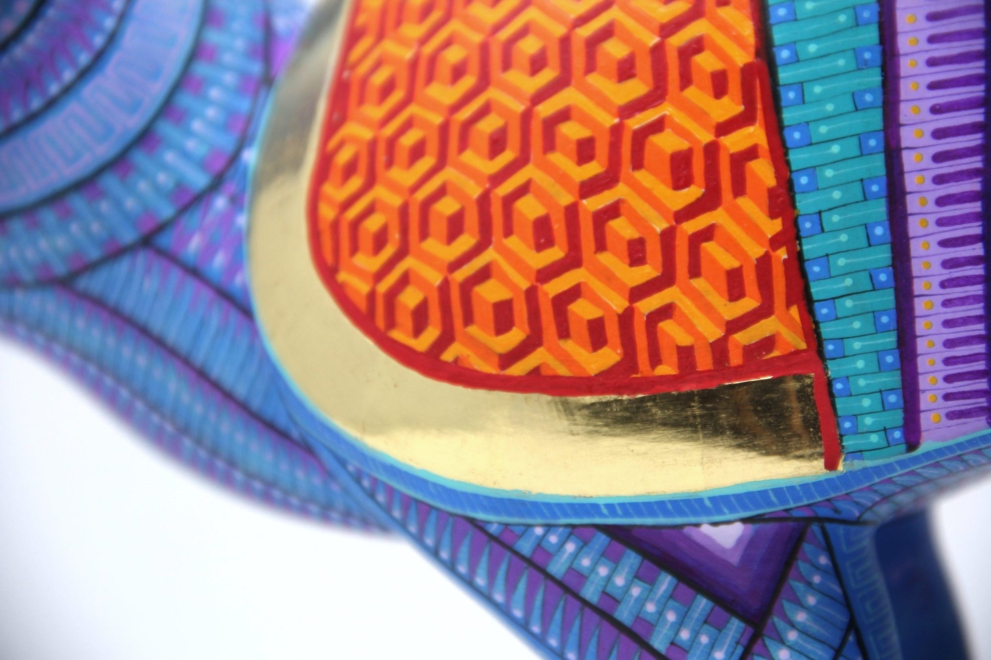 Alebrije - Armadillo Ape Fusion - Huichol-Kunst - Marakame