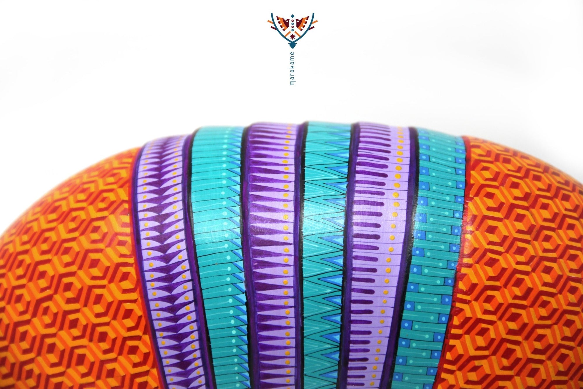Alebrije - Armadillo Ape Fusion - Huichol-Kunst - Marakame