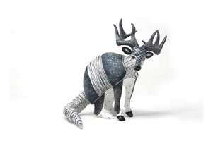 Alebrije - Armadillo Deer Fusion - Huichol Art - Marakame