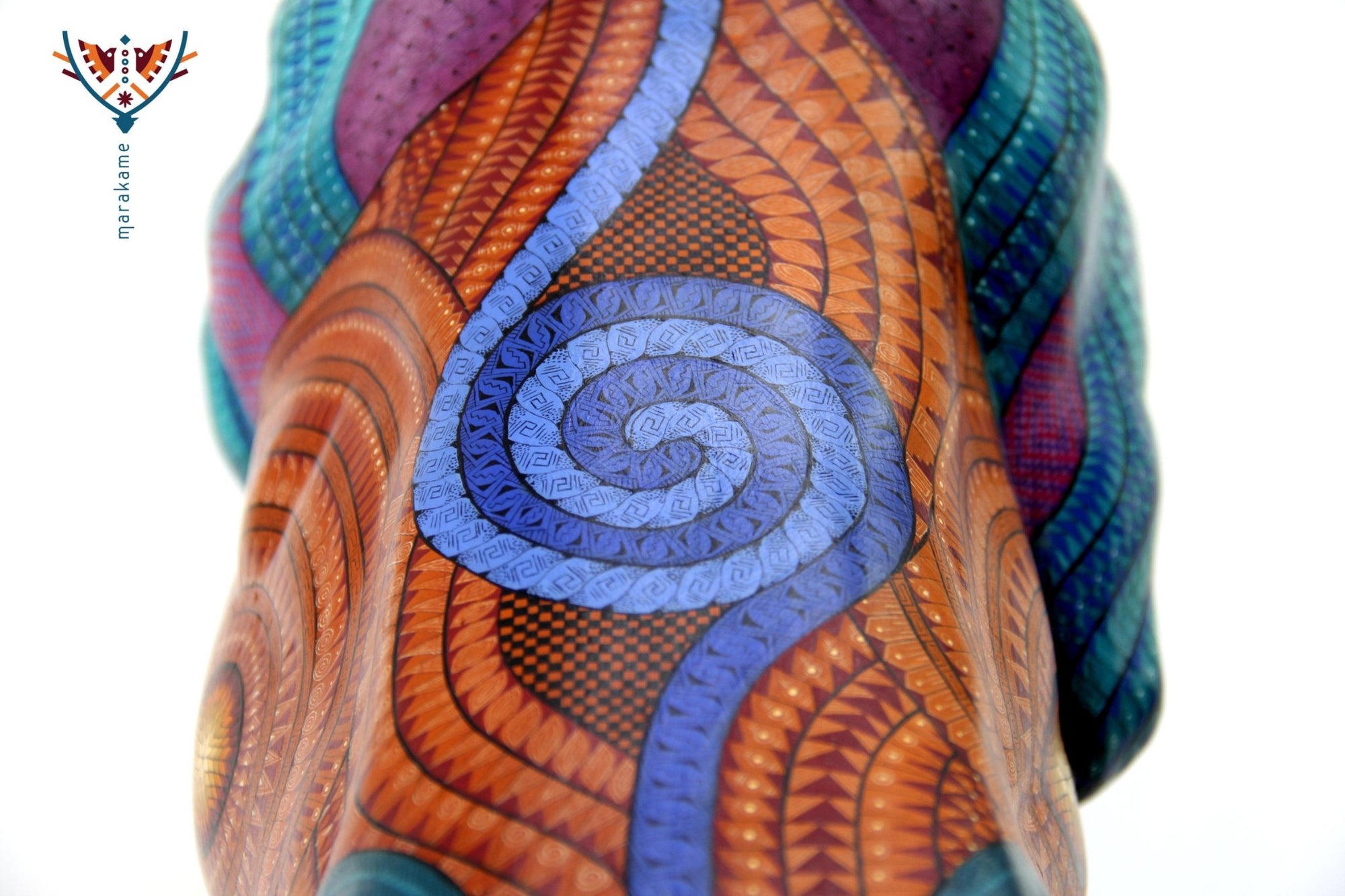 Alebrije - Großer Jaguar - Huichol Art - Marakame