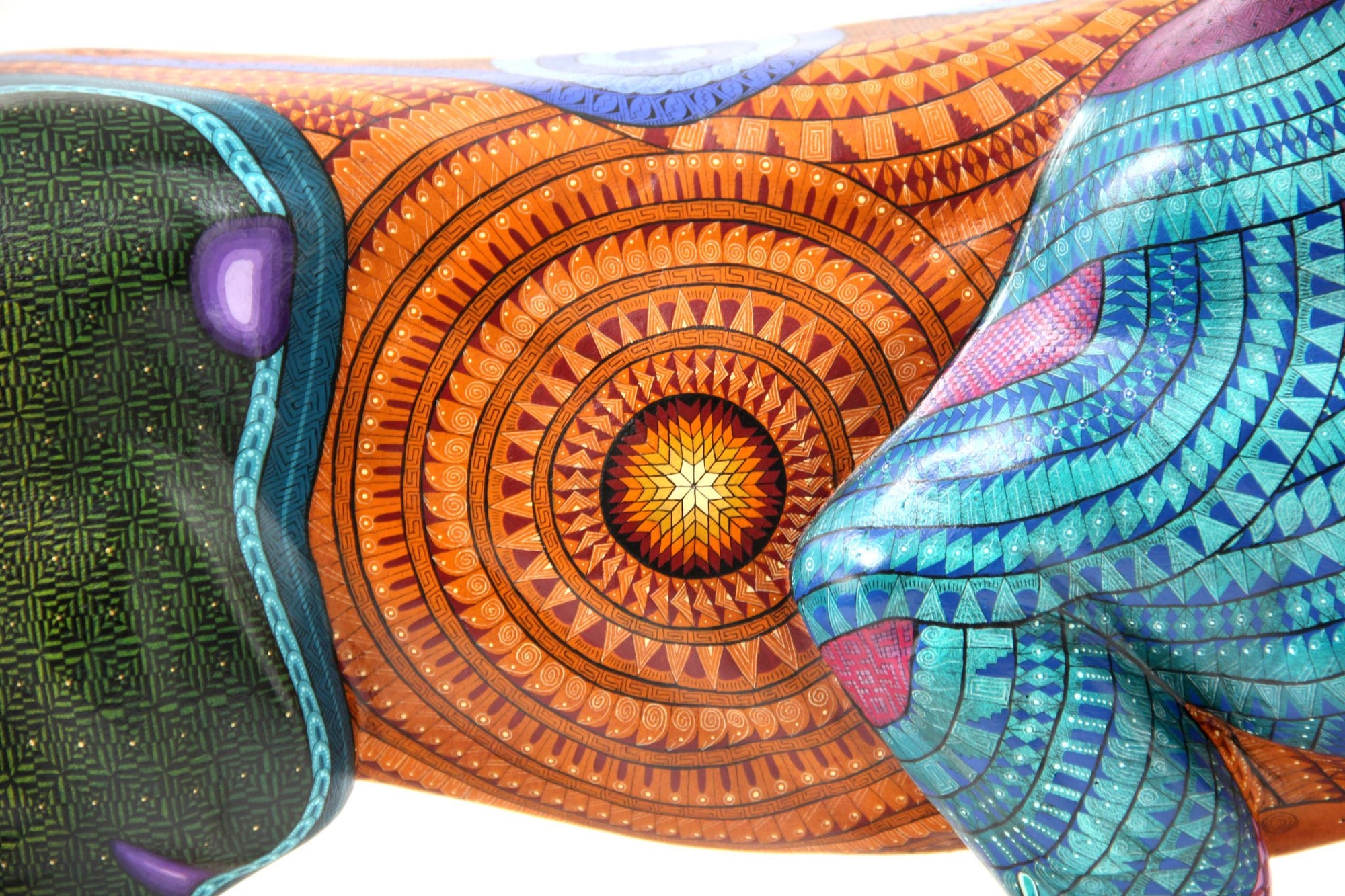 Alebrije - Großer Jaguar - Huichol Art - Marakame