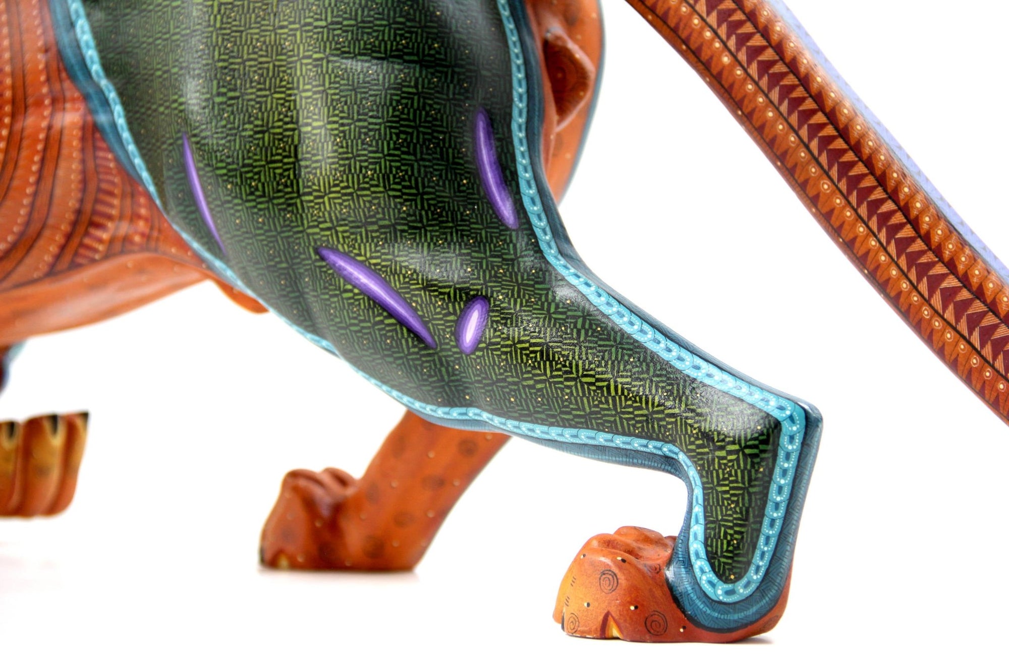 Alebrije - Großer Jaguar - Huichol Art - Marakame