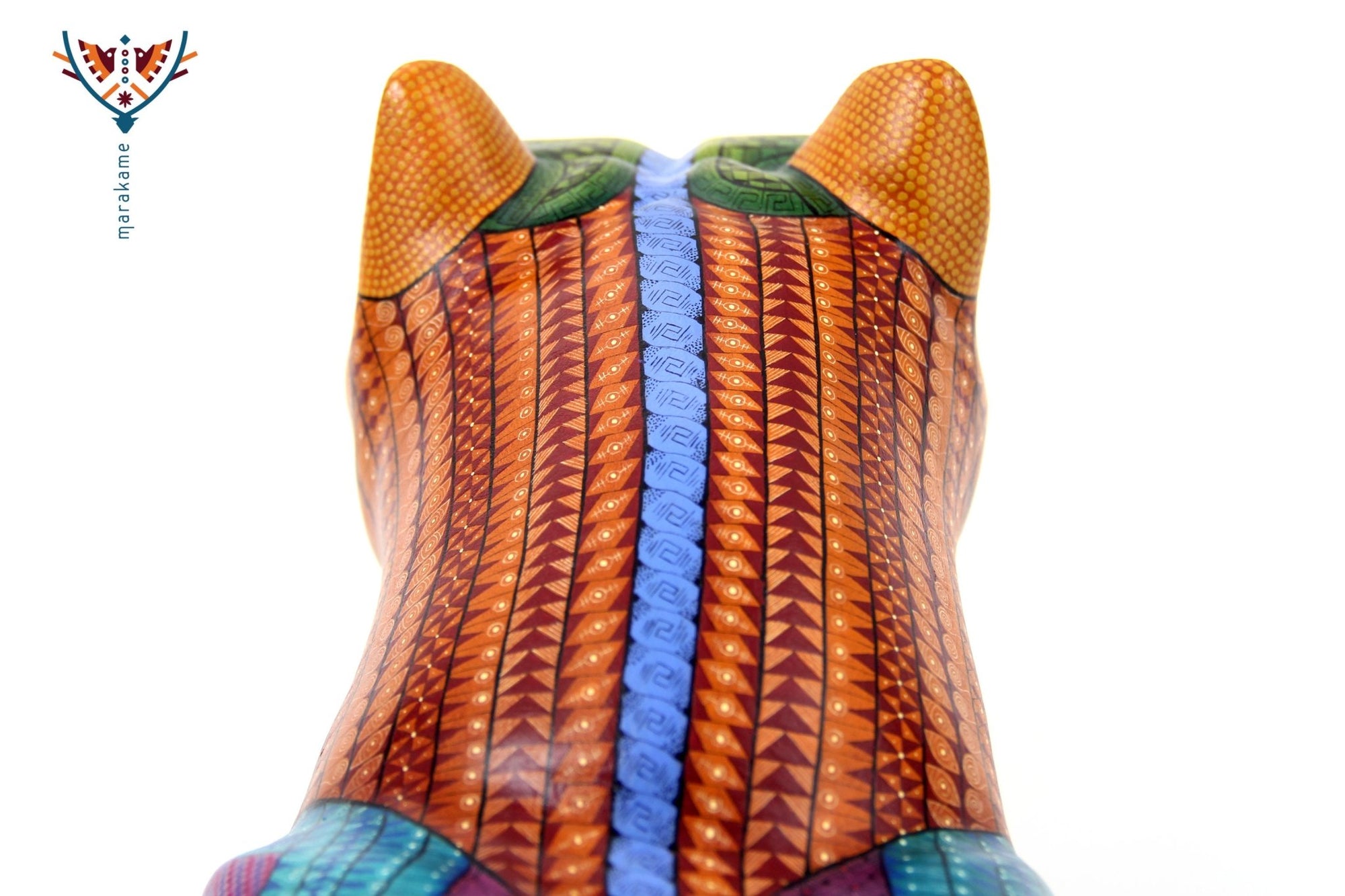 Alebrije - Großer Jaguar - Huichol Art - Marakame