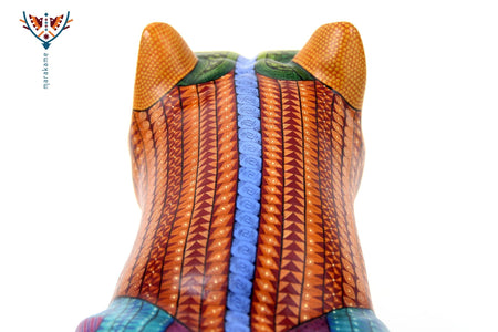 Alebrije - Großer Jaguar - Huichol Art - Marakame