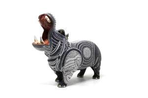 Alebrije - Hipopótamo II - Arte Huichol - Marakame