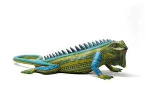 Alebrije - Iguana - Huichol Art - Marakame