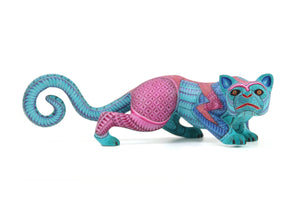 Alebrije Jaguar - Beedxe' do' II - Arte Huichol - Marakame