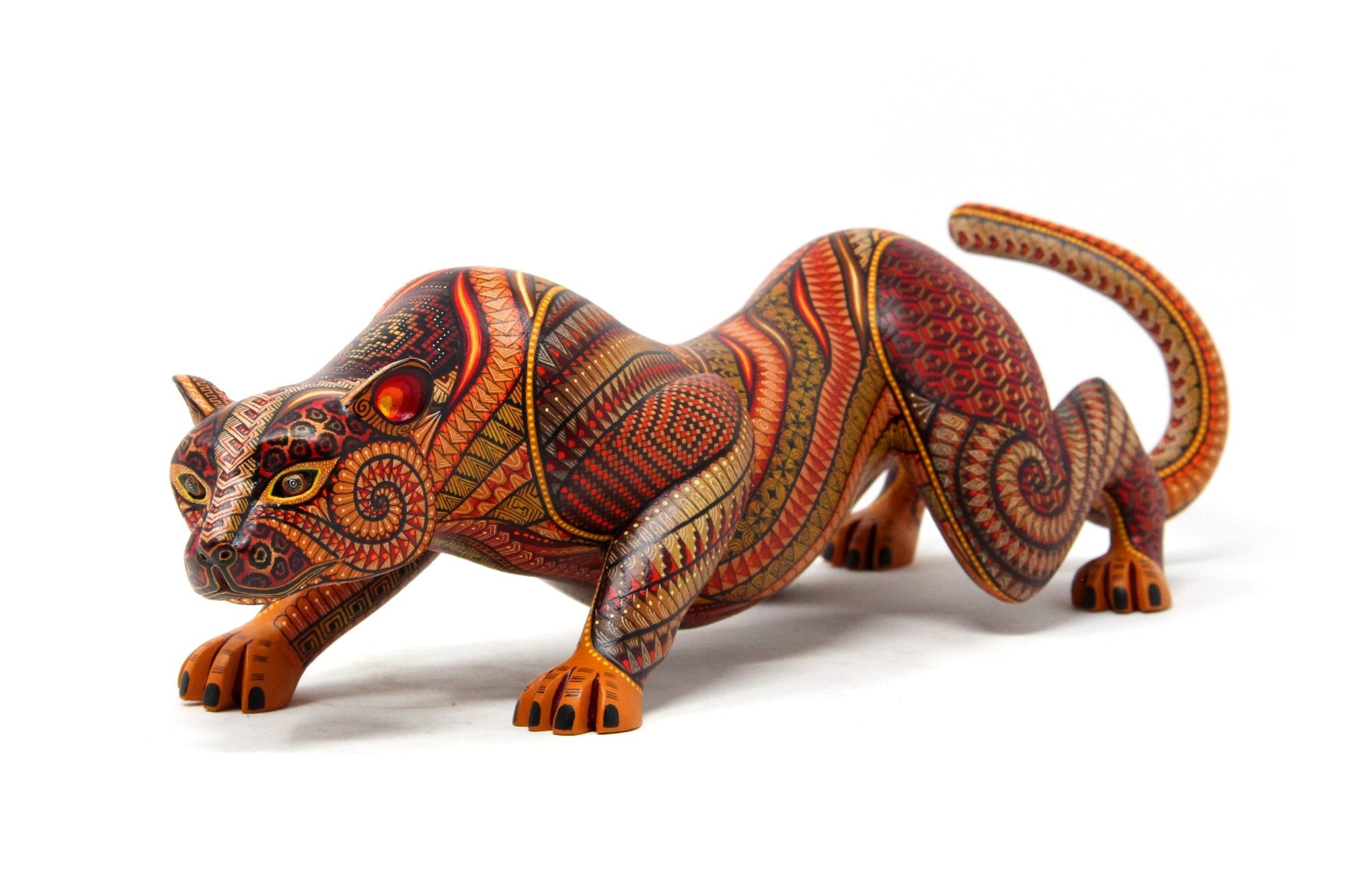 Jaguar Alebrije - Beedxe' III - Art Huichol - Marakame