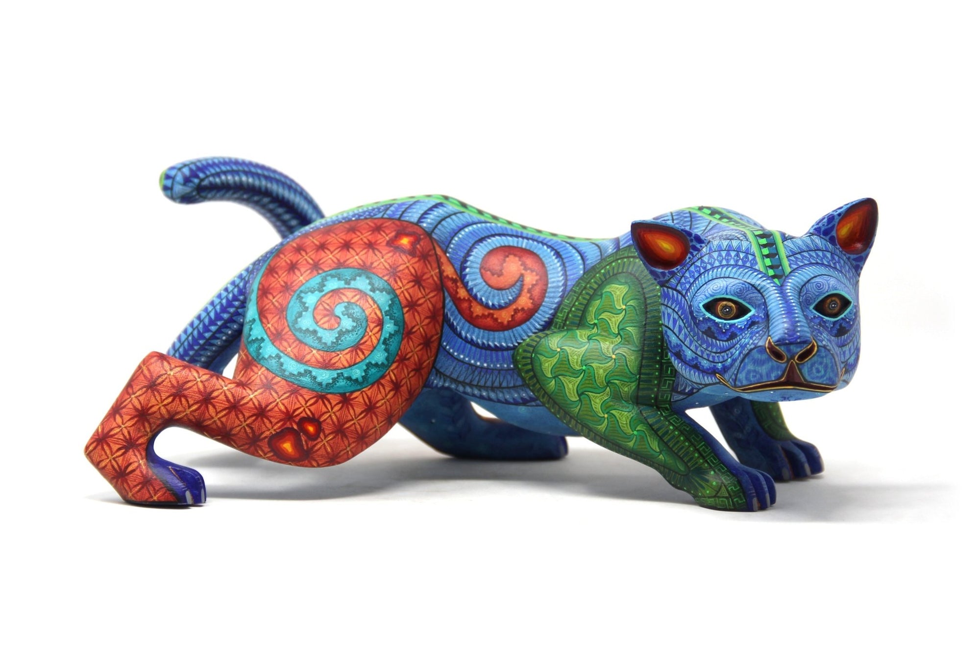 Alebrije - Hunting Jaguar - Huichol Art - Marakame