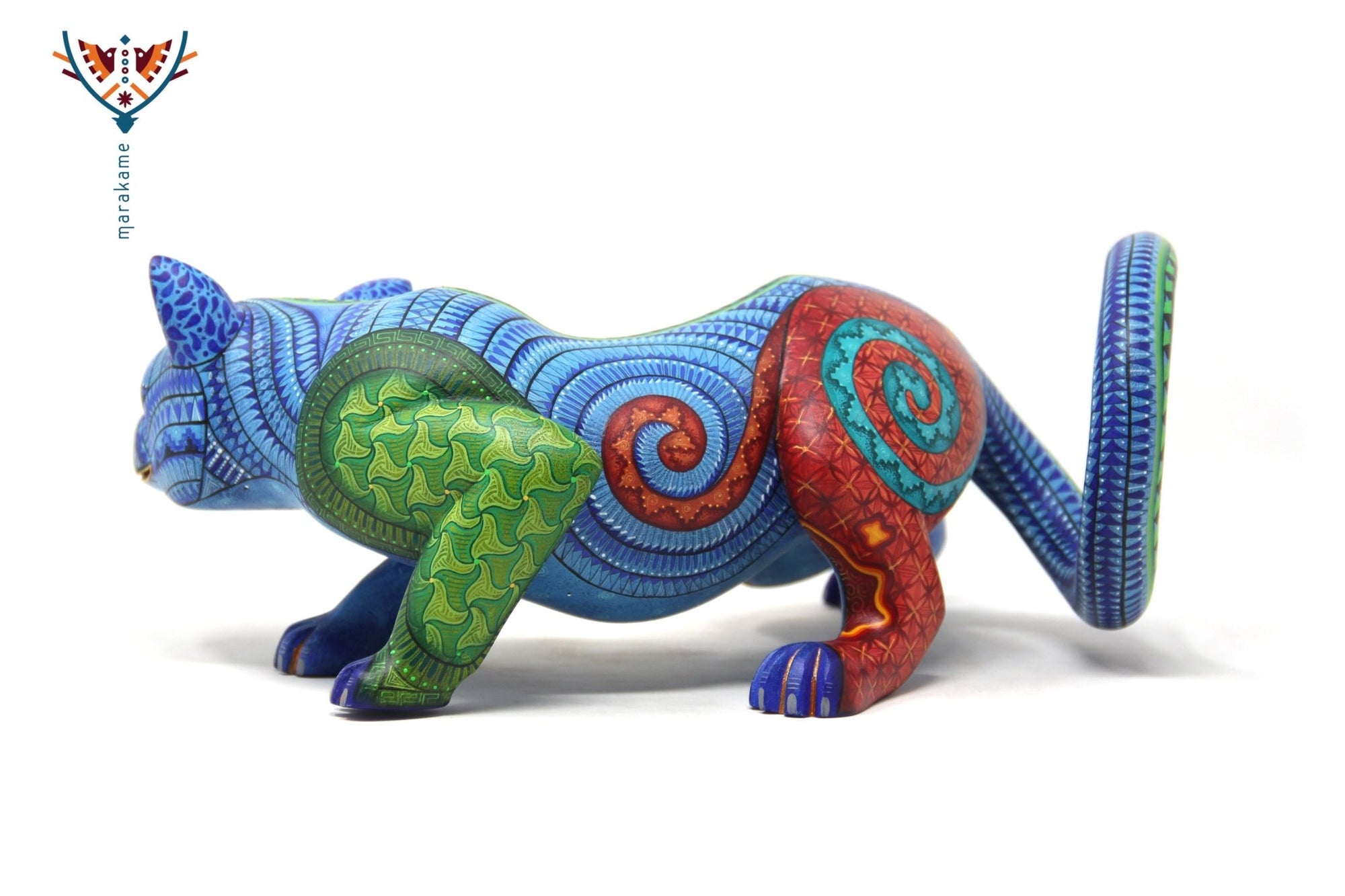 Alebrije - Hunting Jaguar - Huichol Art - Marakame