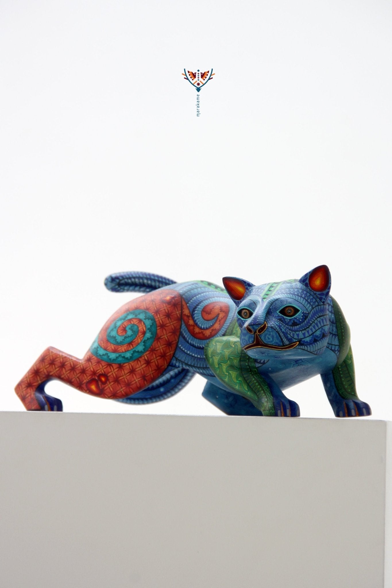 Alebrije - Hunting Jaguar - Huichol Art - Marakame