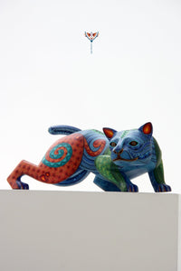 Alebrije - Hunting Jaguar - Huichol Art - Marakame