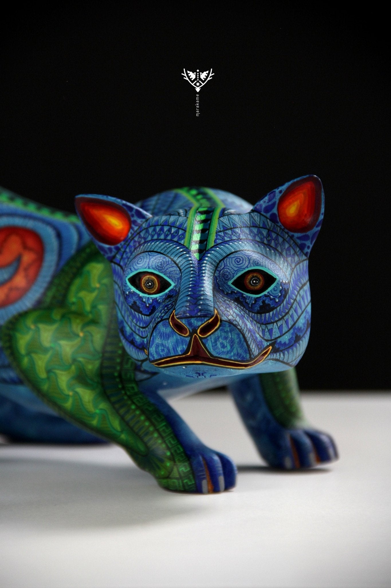 Alebrije - Hunting Jaguar - Huichol Art - Marakame