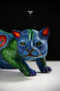 Alebrije - Hunting Jaguar - Huichol Art - Marakame
