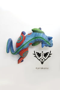Alebrije - Hunting Jaguar - Huichol Art - Marakame